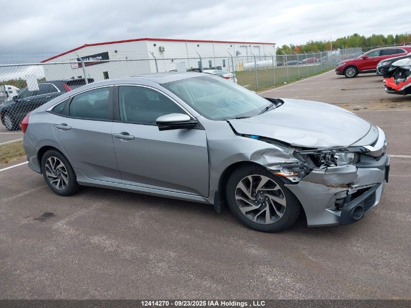 2018 Honda Civic Ex VIN: 2HGFC2F84JH015142 Lot: 12414270