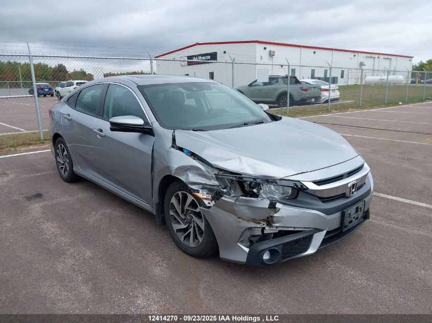 2018 Honda Civic Ex VIN: 2HGFC2F84JH015142 Lot: 12414270