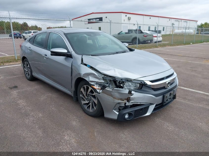 2018 Honda Civic Ex VIN: 2HGFC2F84JH015142 Lot: 12414270