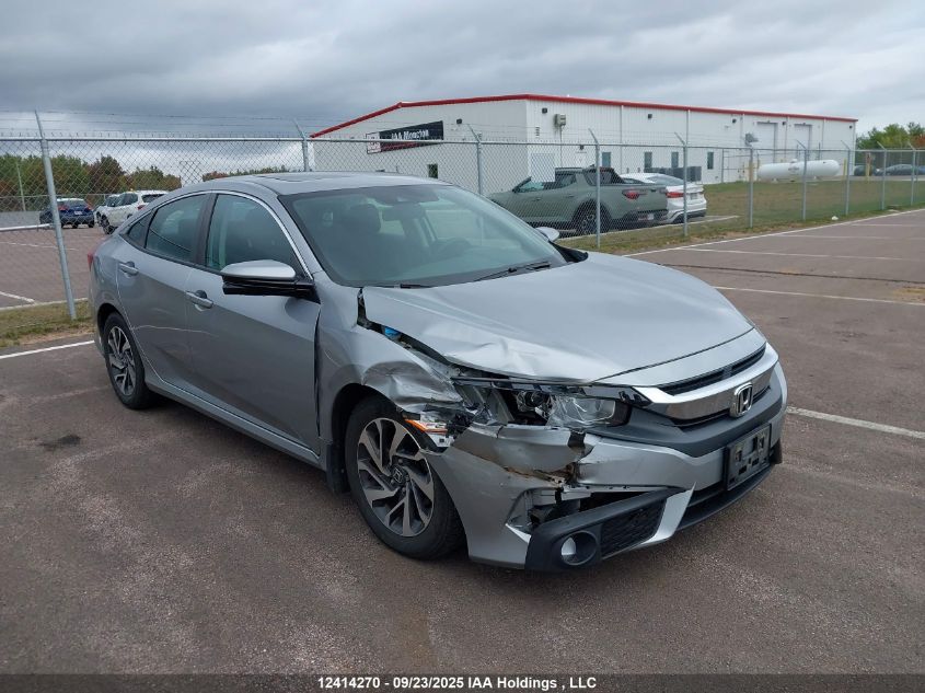 2018 Honda Civic Ex VIN: 2HGFC2F84JH015142 Lot: 12414270