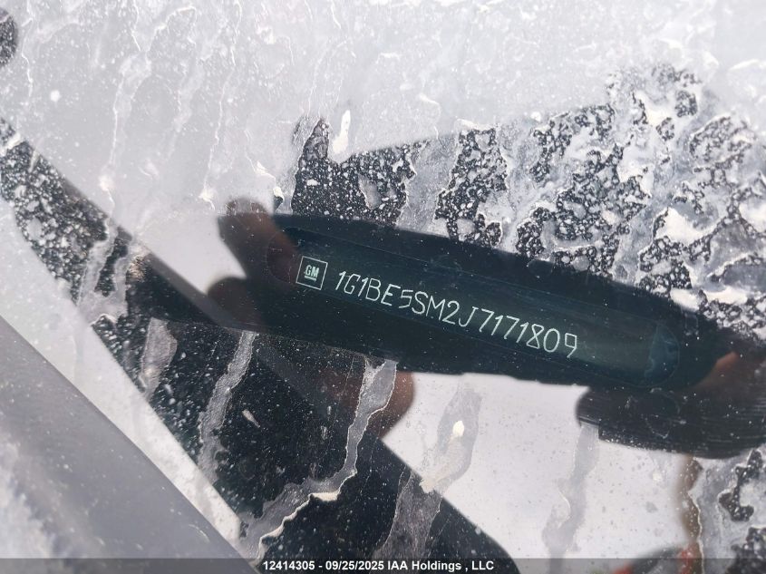 2018 Chevrolet Cruze Lt Auto VIN: 1G1BE5SM2J7171809 Lot: 12414305