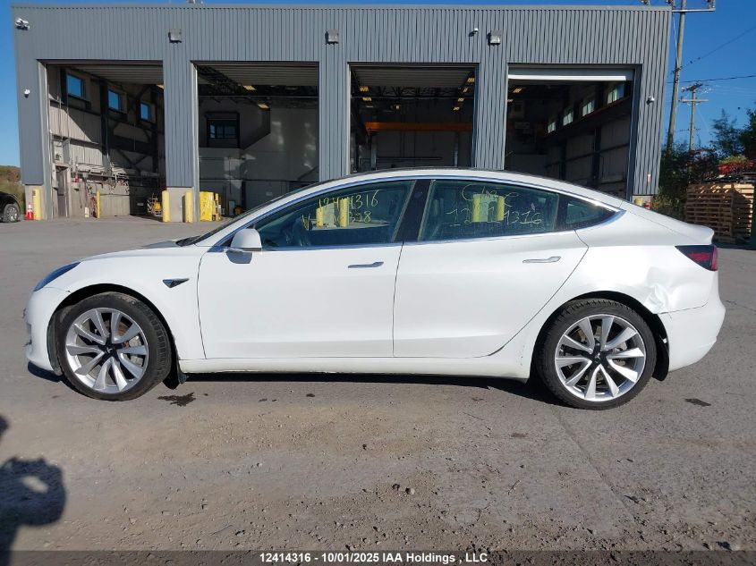 2019 Tesla Model 3 VIN: 5YJ3E1EB3KF390398 Lot: 12414316
