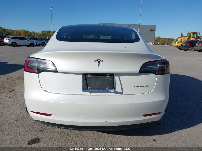 2019 Tesla Model 3 VIN: 5YJ3E1EB3KF390398 Lot: 12414316