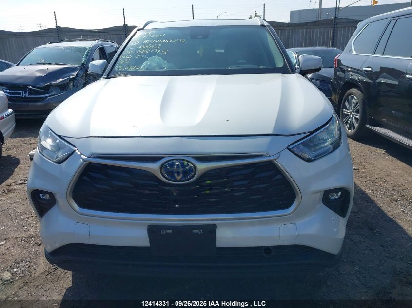 2023 Toyota Highlander Hybrid Xle/Hybrid Bronze Edition VIN: 5TDKBRCH8PS118863 Lot: 12414331