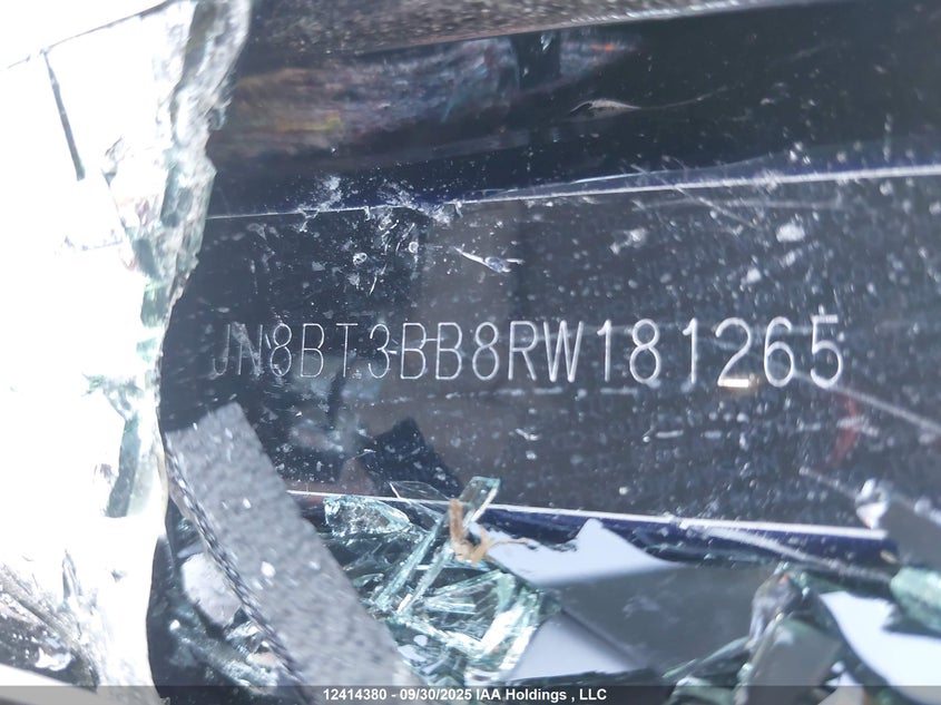 2024 Nissan Rogue VIN: JN8BT3BB8RW181265 Lot: 12414380