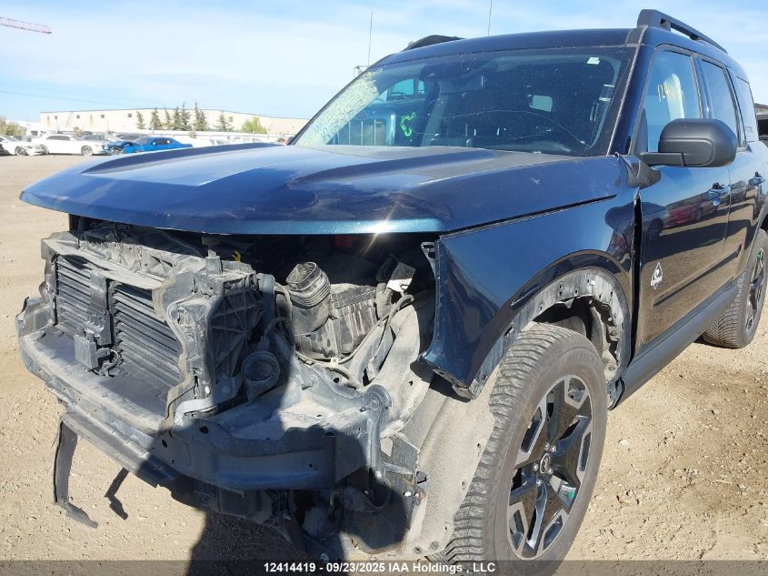 2022 Ford Bronco Sport Outer Banks VIN: 3FMCR9C65NRD29268 Lot: 12414419