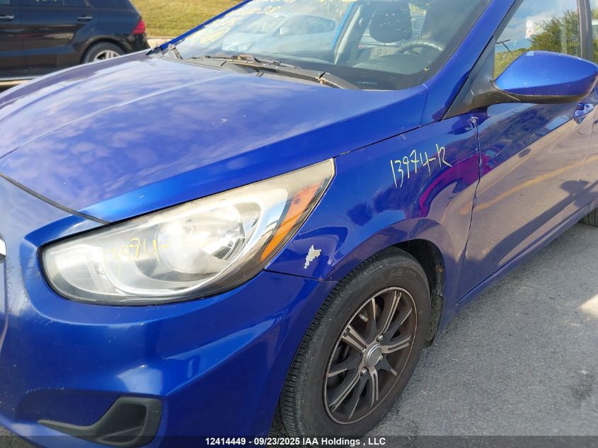 2012 Hyundai Accent VIN: KMHCT5AE9CU038038 Lot: 12414449