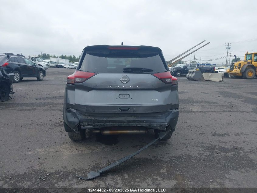 2022 Nissan Rogue S VIN: 5N1AT3AB0NC670615 Lot: 12414452