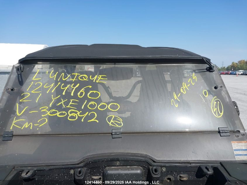 2021 Yamaha Yxe1000 VIN: 5Y4AN42W4MA300842 Lot: 12414460