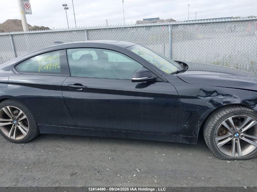 2016 BMW 428 Xi VIN: WBA3N9C52GK249096 Lot: 12414490