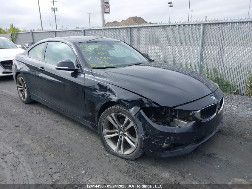 2016 BMW 428 Xi VIN: WBA3N9C52GK249096 Lot: 12414490