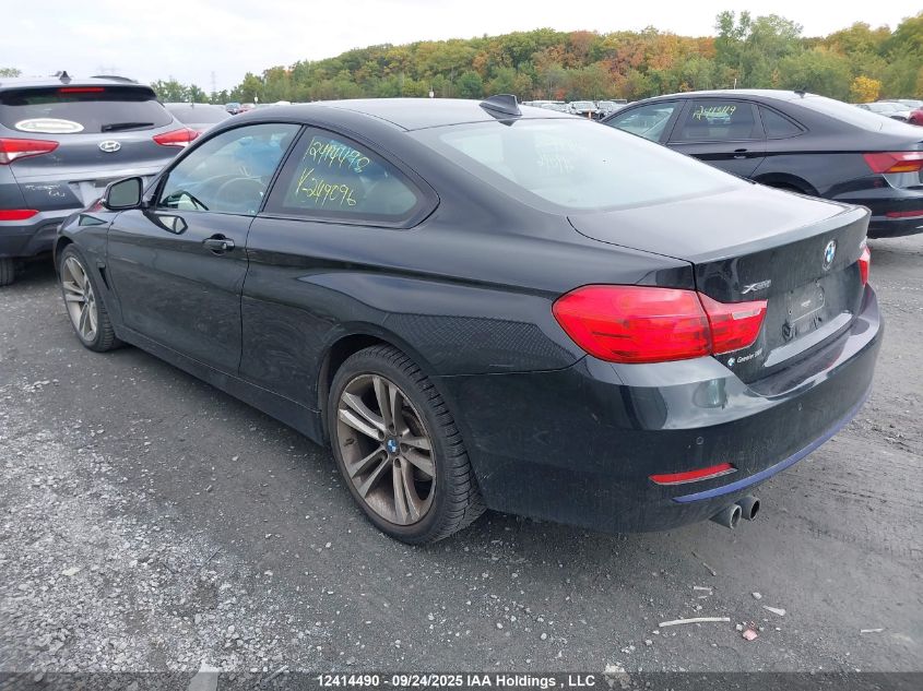 2016 BMW 428 Xi VIN: WBA3N9C52GK249096 Lot: 12414490