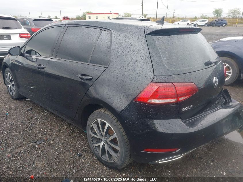 2020 Volkswagen Golf VIN: 3VWG57AU5LM013903 Lot: 12414570