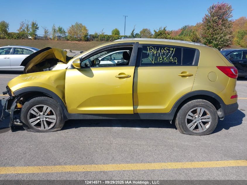 2011 Kia Sportage VIN: KNDPB3A25B7138122 Lot: 12414571