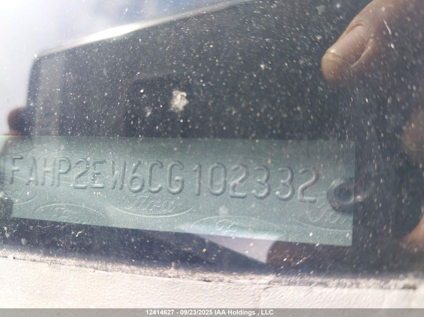 2012 Ford Taurus VIN: 1FAHP2EW6CG102332 Lot: 12414627