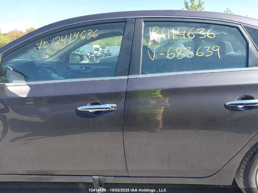 2015 Nissan Sentra 1.8 S/1.8 Sl/1.8 Sr/1.8 Sv VIN: 3N1AB7AP9FL683639 Lot: 12414636