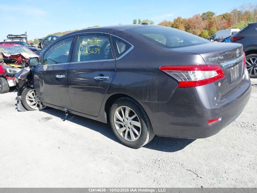 2015 Nissan Sentra 1.8 S/1.8 Sl/1.8 Sr/1.8 Sv VIN: 3N1AB7AP9FL683639 Lot: 12414636