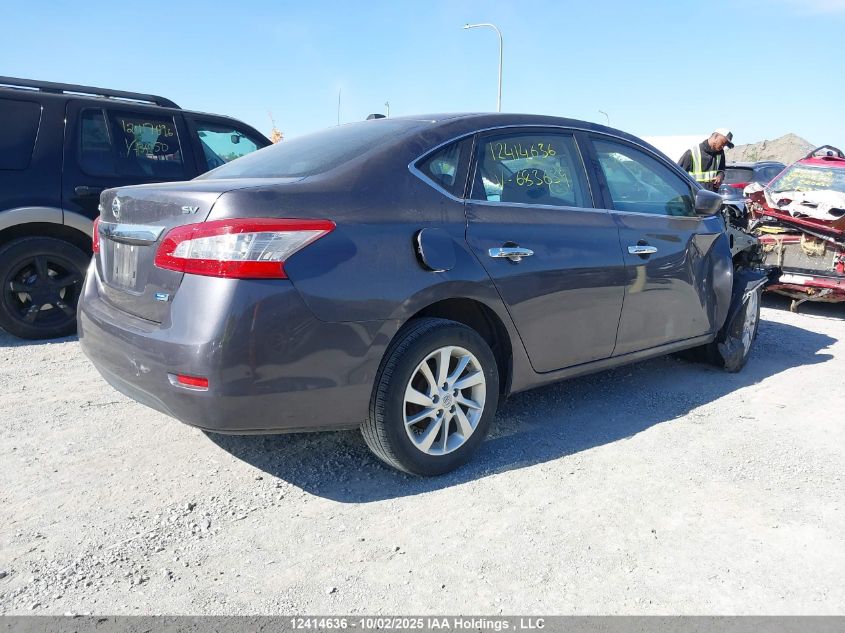 2015 Nissan Sentra 1.8 S/1.8 Sl/1.8 Sr/1.8 Sv VIN: 3N1AB7AP9FL683639 Lot: 12414636