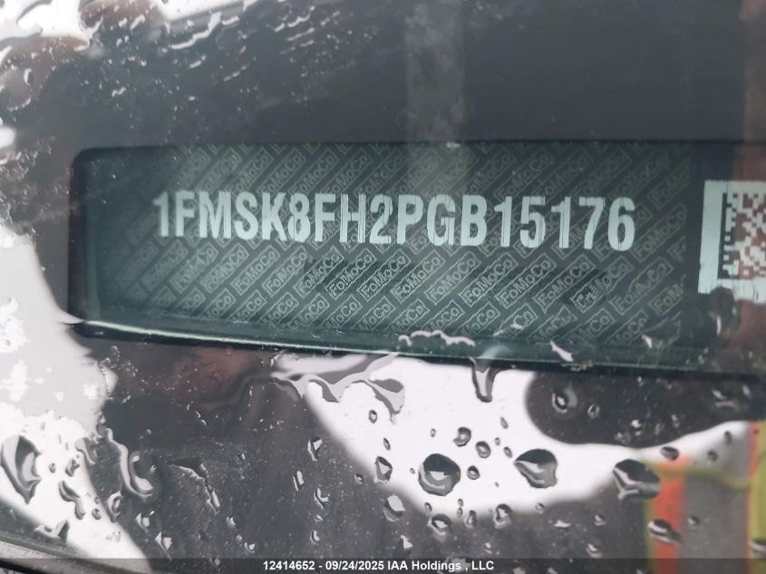 2023 Ford Explorer Limited VIN: 1FMSK8FH2PGB15176 Lot: 12414652