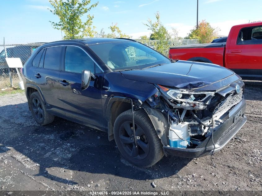 2020 Toyota Rav4 Hybrid Xle VIN: 2T3RWRFV1LW099327 Lot: 12414676