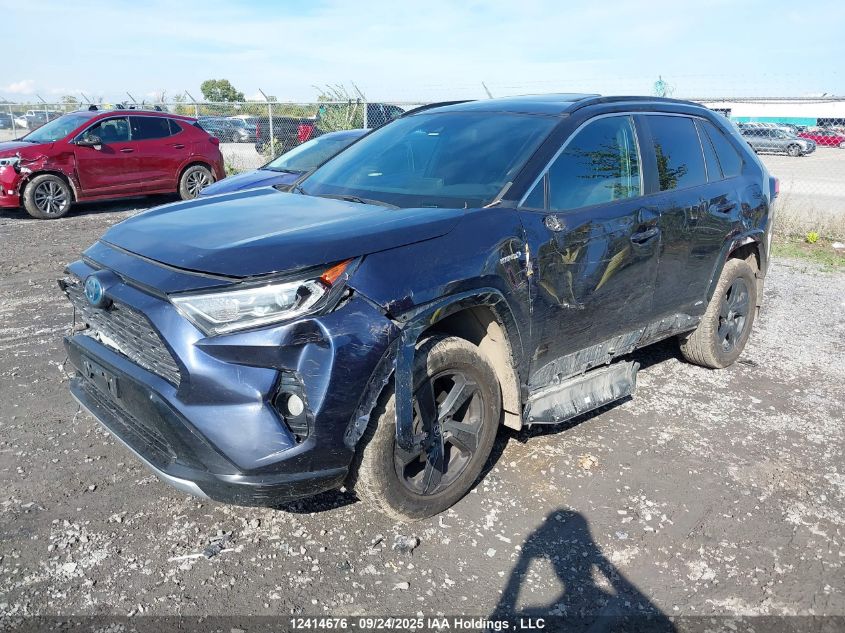 2020 Toyota Rav4 Hybrid Xle VIN: 2T3RWRFV1LW099327 Lot: 12414676