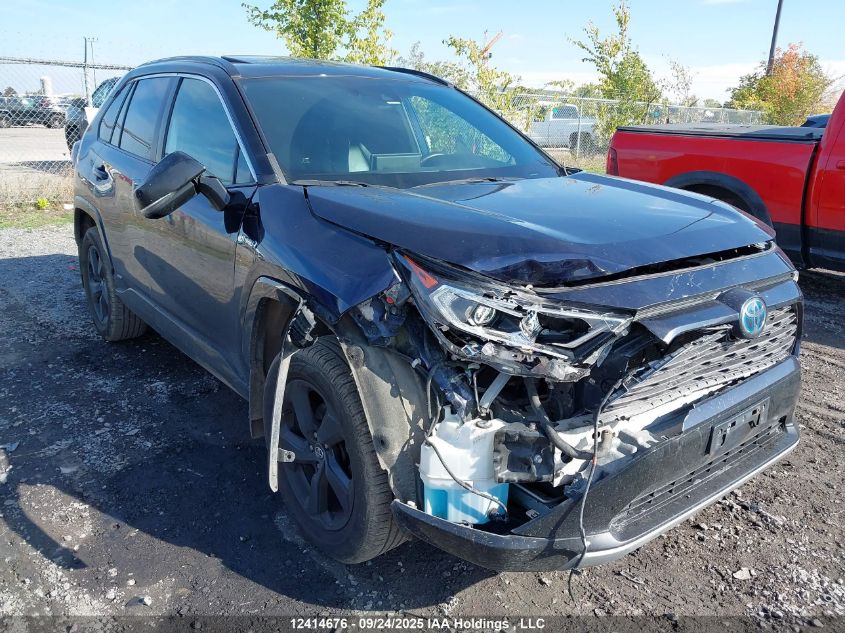 2020 Toyota Rav4 Hybrid Xle VIN: 2T3RWRFV1LW099327 Lot: 12414676