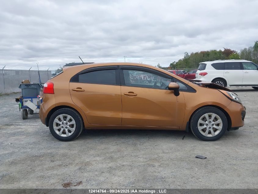 2013 Kia Rio Ex/Lx/Lx+/Sx VIN: KNADM5A33D6796805 Lot: 12414764