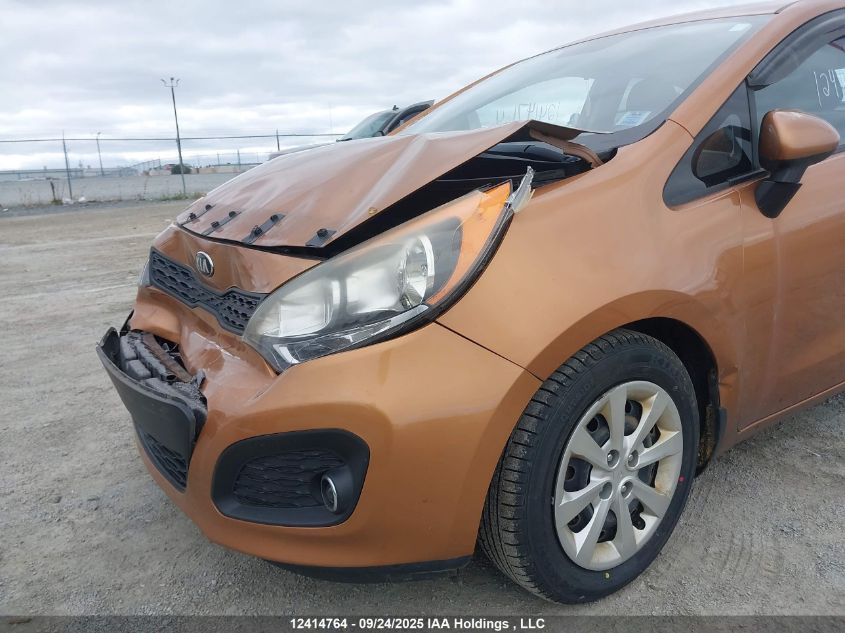 2013 Kia Rio Ex/Lx/Lx+/Sx VIN: KNADM5A33D6796805 Lot: 12414764