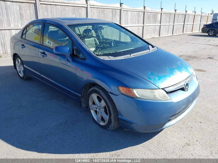 2HGFA15938H007926 2008 Honda Civic Ex-L auction photo 1