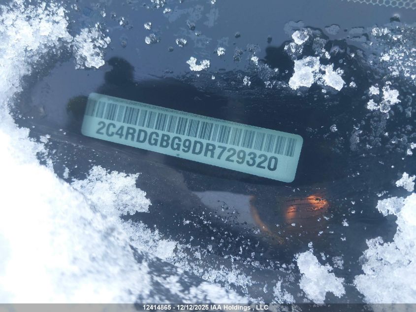 2013 Dodge Grand Caravan Se/Sxt VIN: 2C4RDGBG9DR729320 Lot: 12414865