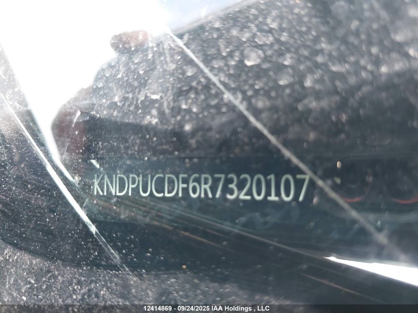 2024 Kia Sportage VIN: KNDPUCDF6R7320107 Lot: 12414869