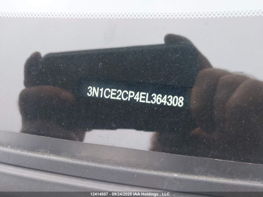 2014 Nissan Versa Note 1.6 S/1.6 Sl/1.6 Sv VIN: 3N1CE2CP4EL364308 Lot: 12414887