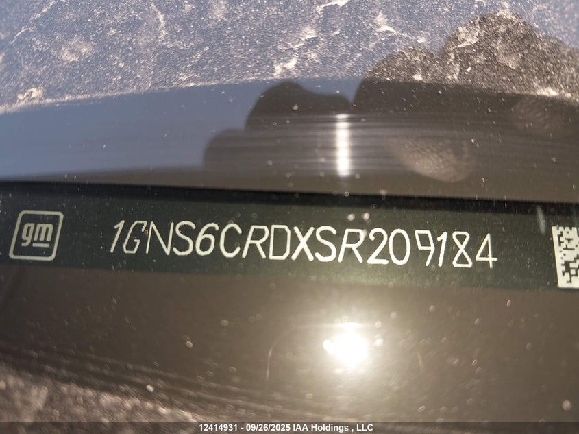 1GNS6CRDXSR209184 2025 CHEVROLET SUBURBAN photo no. 20