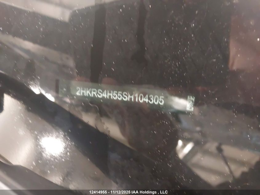2025 Honda Cr-V Sport VIN: 2HKRS4H55SH104305 Lot: 12414955