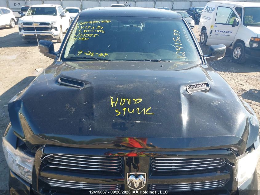 2012 Ram 1500 Sport VIN: 1C6RD7MT0CS104285 Lot: 12415037