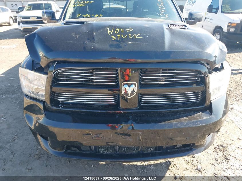 2012 Ram 1500 Sport VIN: 1C6RD7MT0CS104285 Lot: 12415037