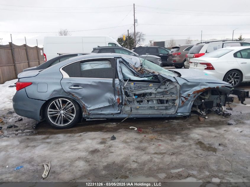 2015 Infiniti Q50 VIN: JN1BV7AR7FM415823 Lot: 12231326X