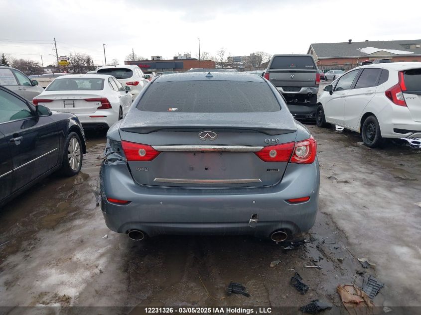 2015 Infiniti Q50 VIN: JN1BV7AR7FM415823 Lot: 12231326X