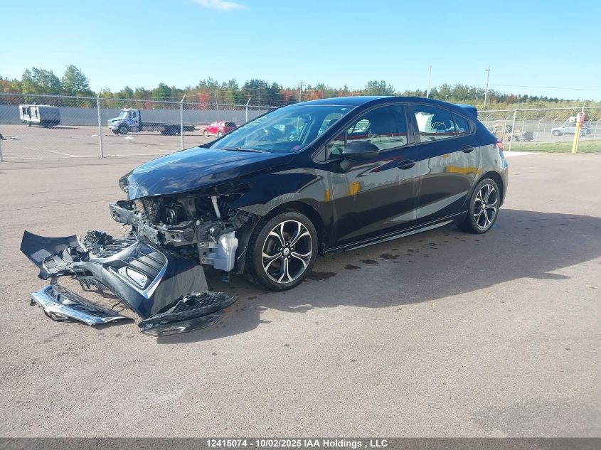 2019 Chevrolet Cruze Lt VIN: 3G1BE6SM0KS627962 Lot: 12415074