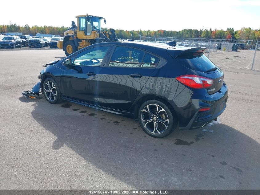 2019 Chevrolet Cruze Lt VIN: 3G1BE6SM0KS627962 Lot: 12415074