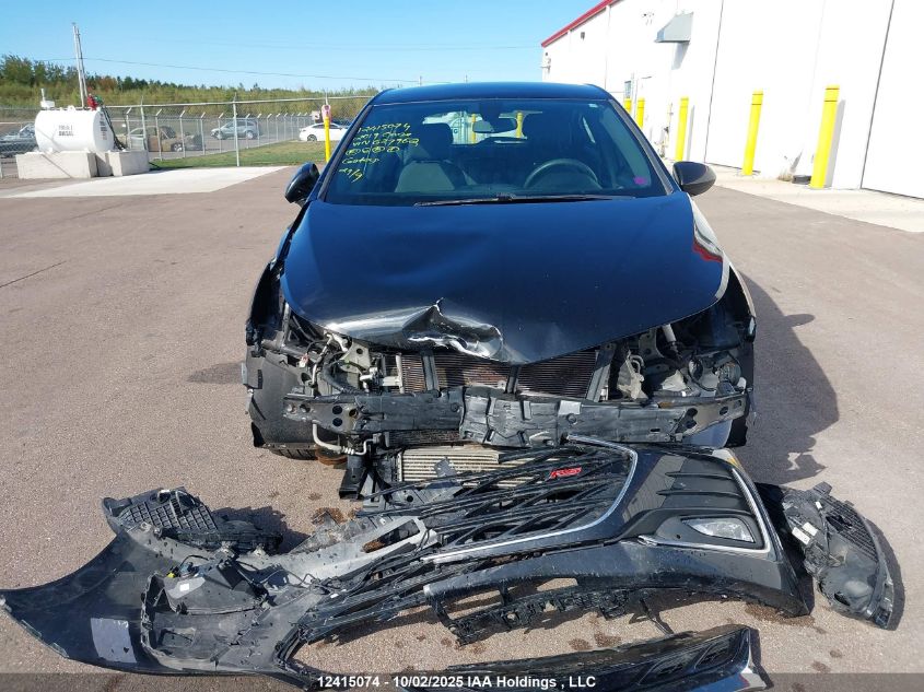 2019 Chevrolet Cruze Lt VIN: 3G1BE6SM0KS627962 Lot: 12415074