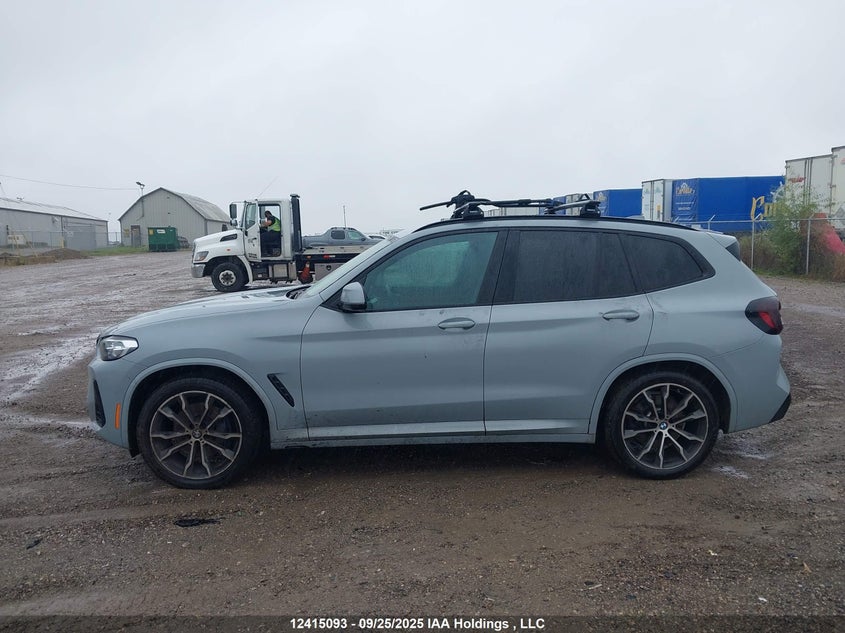 2022 BMW X3 xDrive30I VIN: 5UX53DP06N9M11754 Lot: 12415093