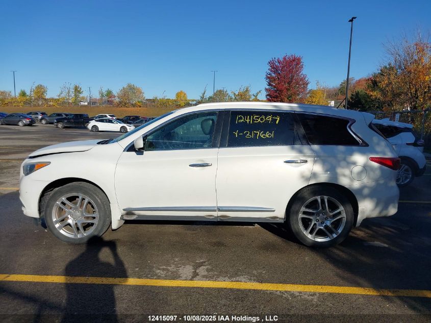 2013 Infiniti Jx35 VIN: 5N1AL0MM0DC317661 Lot: 12415097
