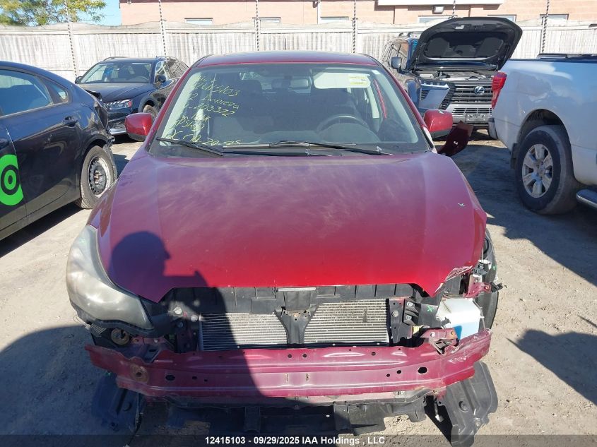 2012 Subaru Impreza VIN: JF1GPAD69CG203372 Lot: 12415103