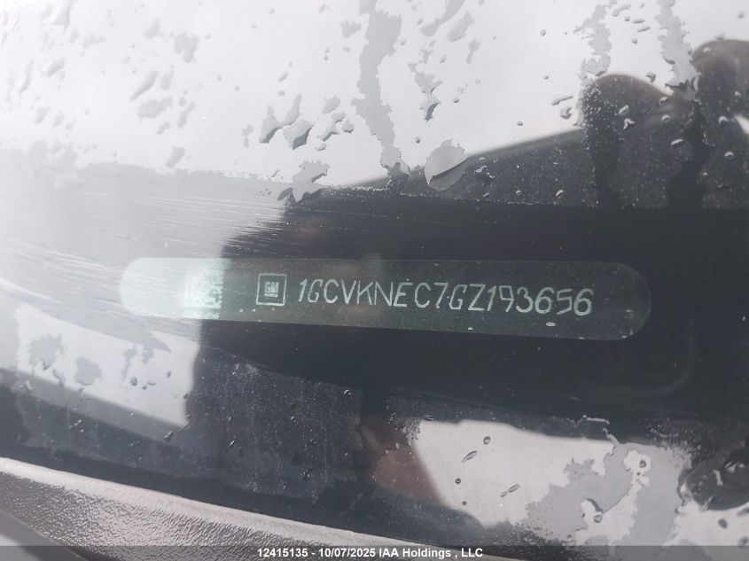 2016 Chevrolet Silverado K1500/K1500 Ls VIN: 1GCVKNEC7GZ193656 Lot: 12415135