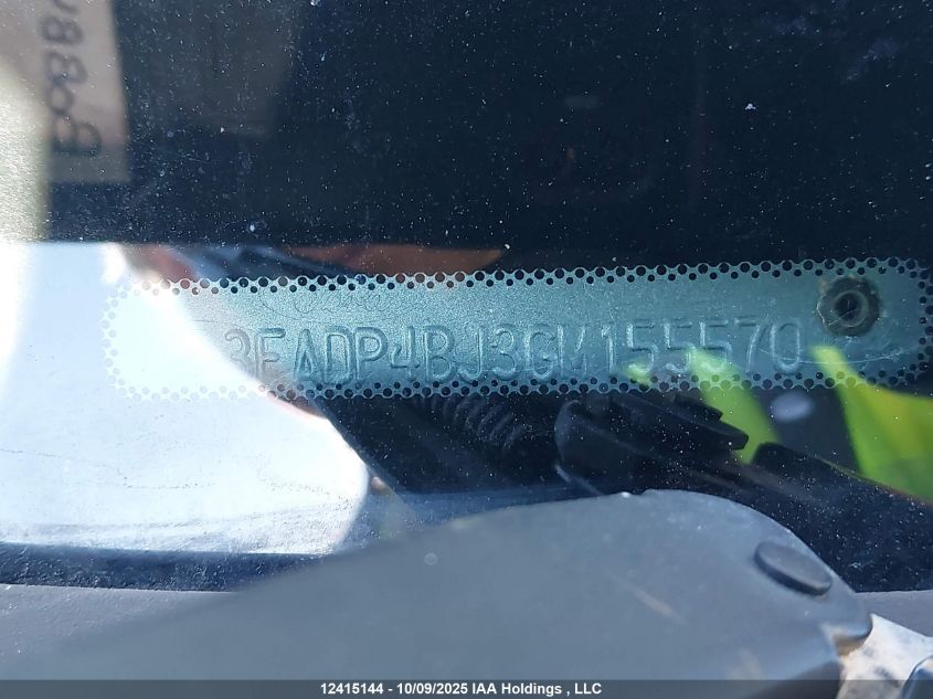 2016 Ford Fiesta Se VIN: 3FADP4BJ3GM155570 Lot: 12415144