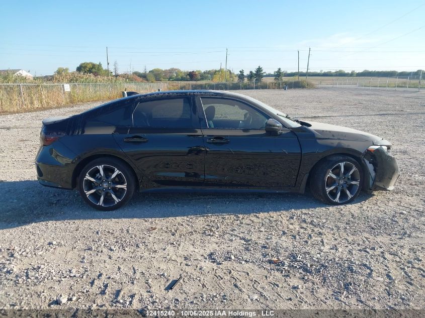 2025 Honda Civic Hybrid Sport/Sport Touring VIN: 2HGFE4F83SH001546 Lot: 12415240
