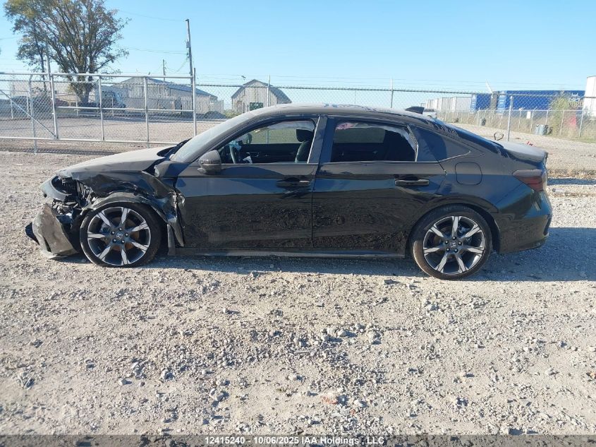 2025 Honda Civic Hybrid Sport/Sport Touring VIN: 2HGFE4F83SH001546 Lot: 12415240