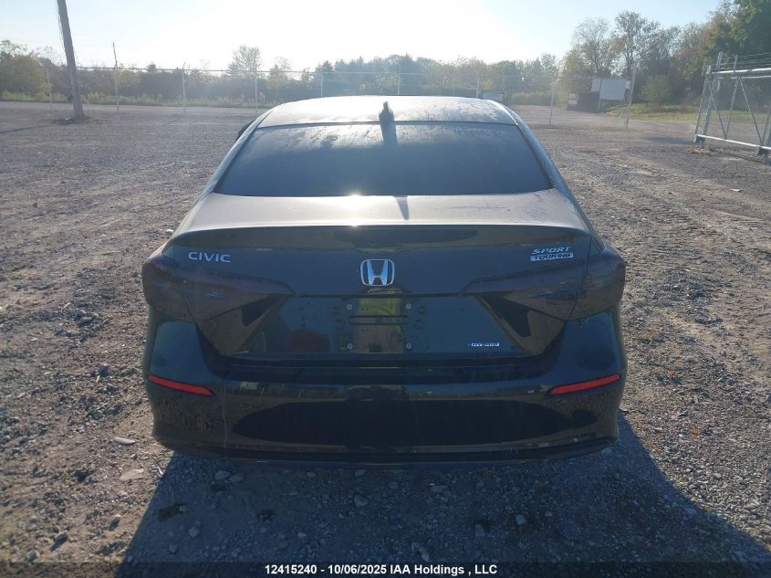 2025 Honda Civic Hybrid Sport/Sport Touring VIN: 2HGFE4F83SH001546 Lot: 12415240