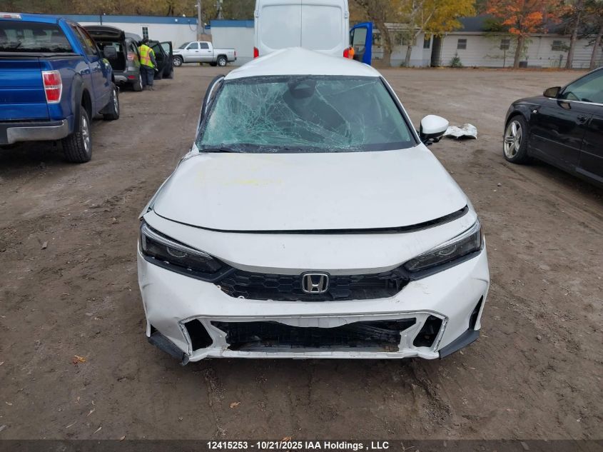 2025 Honda Civic Lx VIN: 2HGFE2F28SH105708 Lot: 12415253